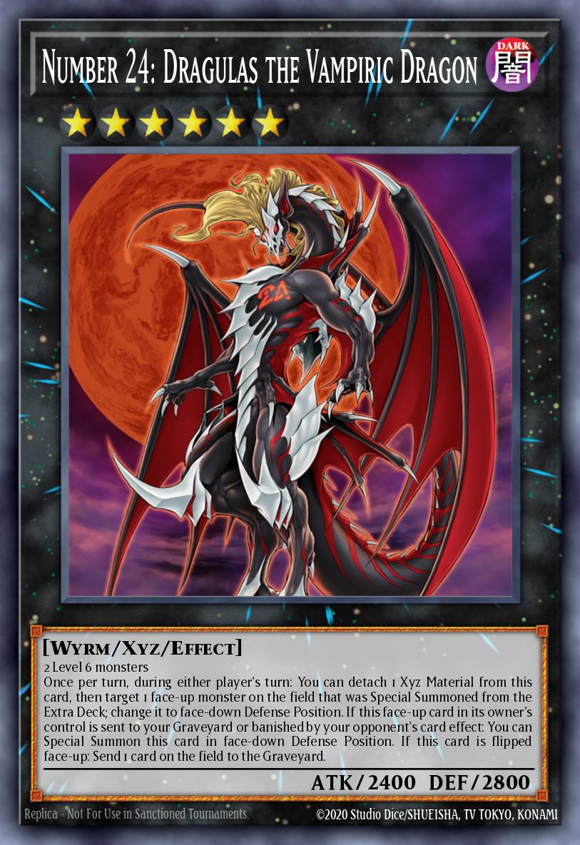 Card Image: Number 24: Dragulas the Vampiric Dragon