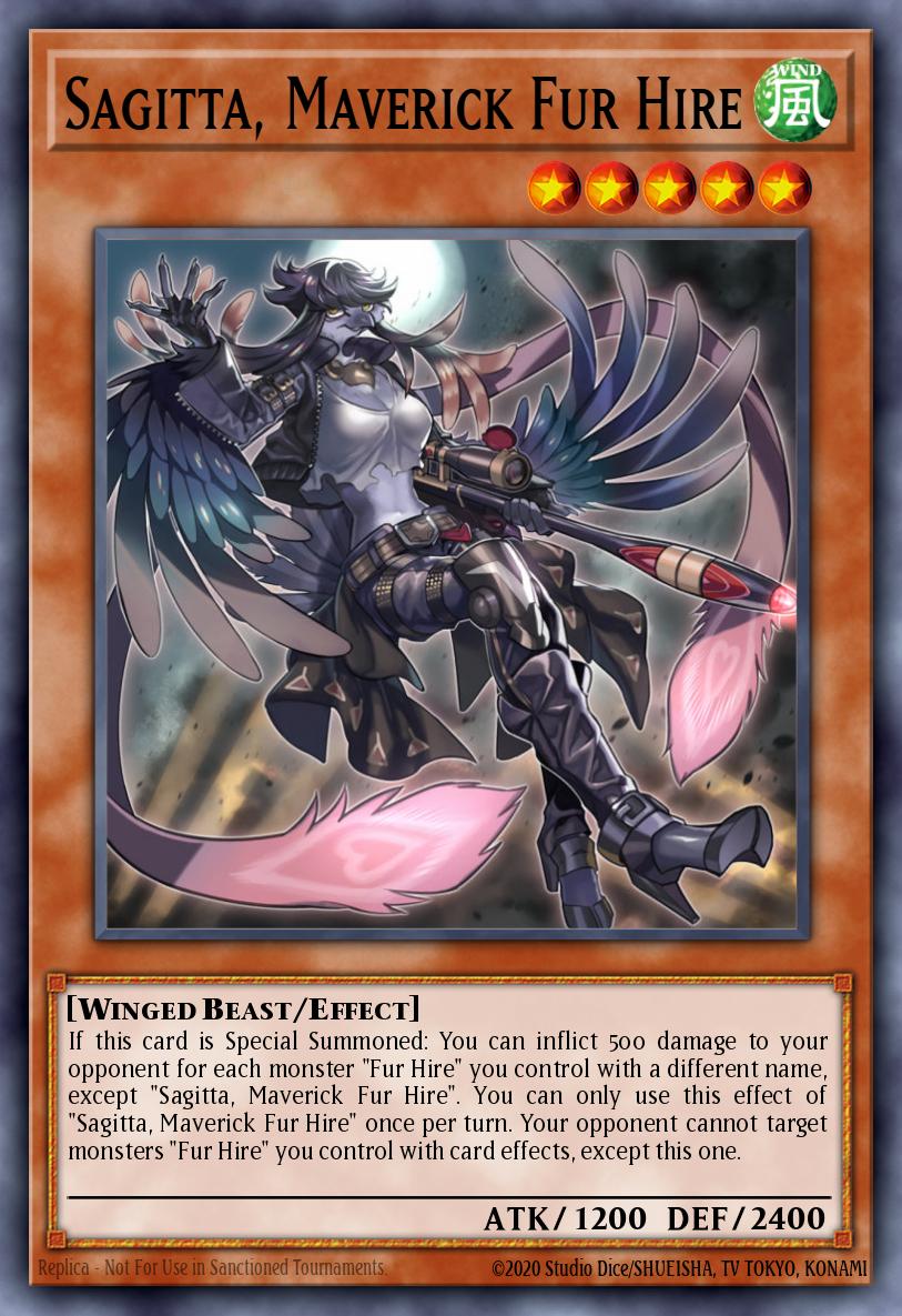 Card Image: Sagitta, Maverick Fur Hire