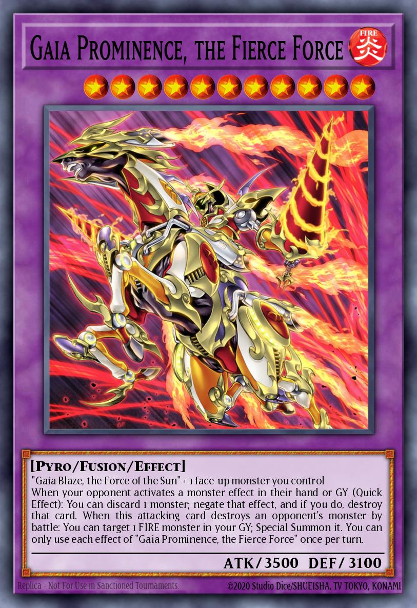 Card Image: Gaia Prominence, the Fierce Force
