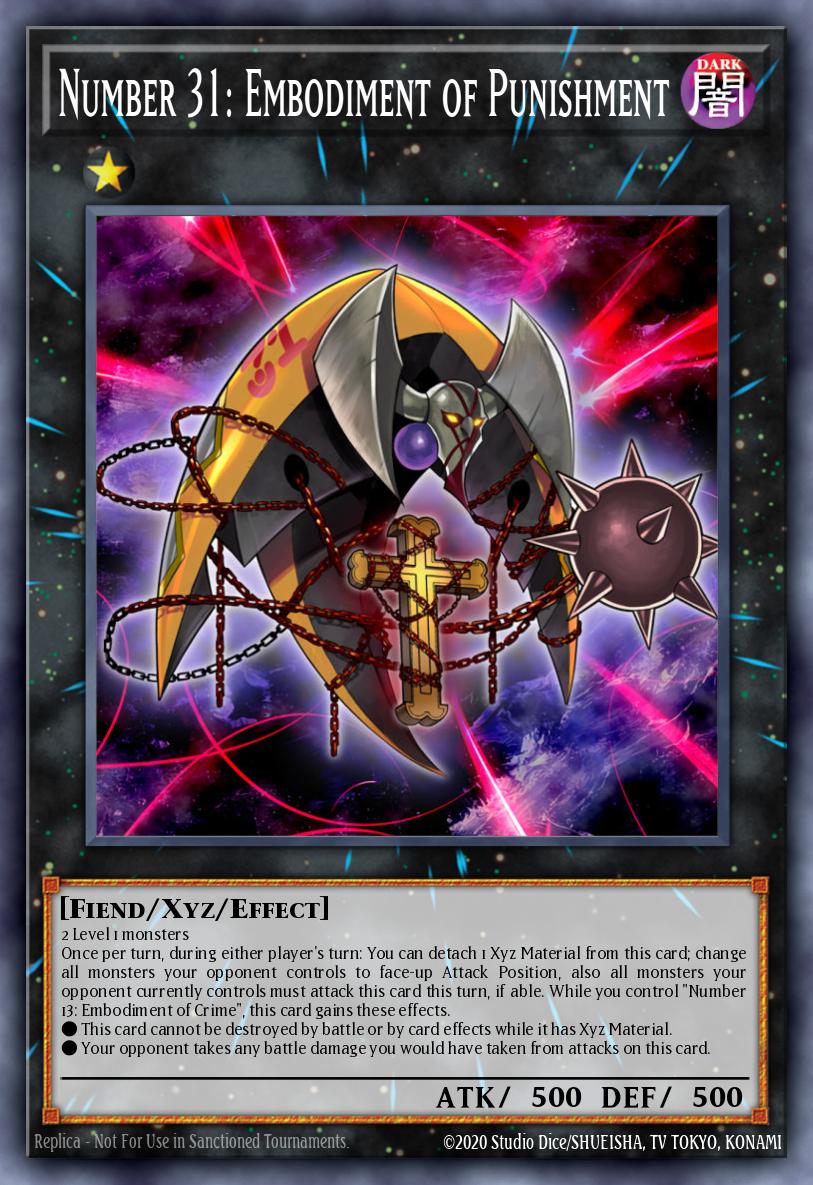 Card Image: Number 31: Embodiment of Punishment