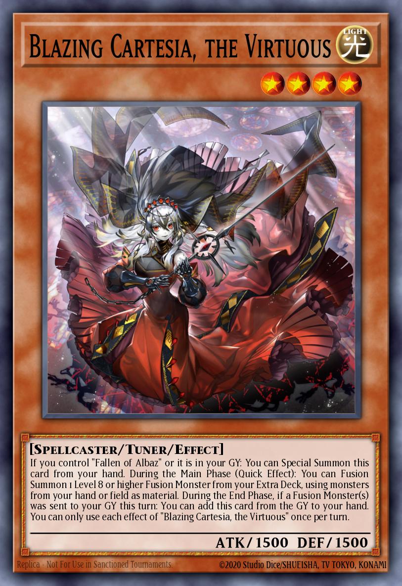 Card Image: Blazing Cartesia, the Virtuous