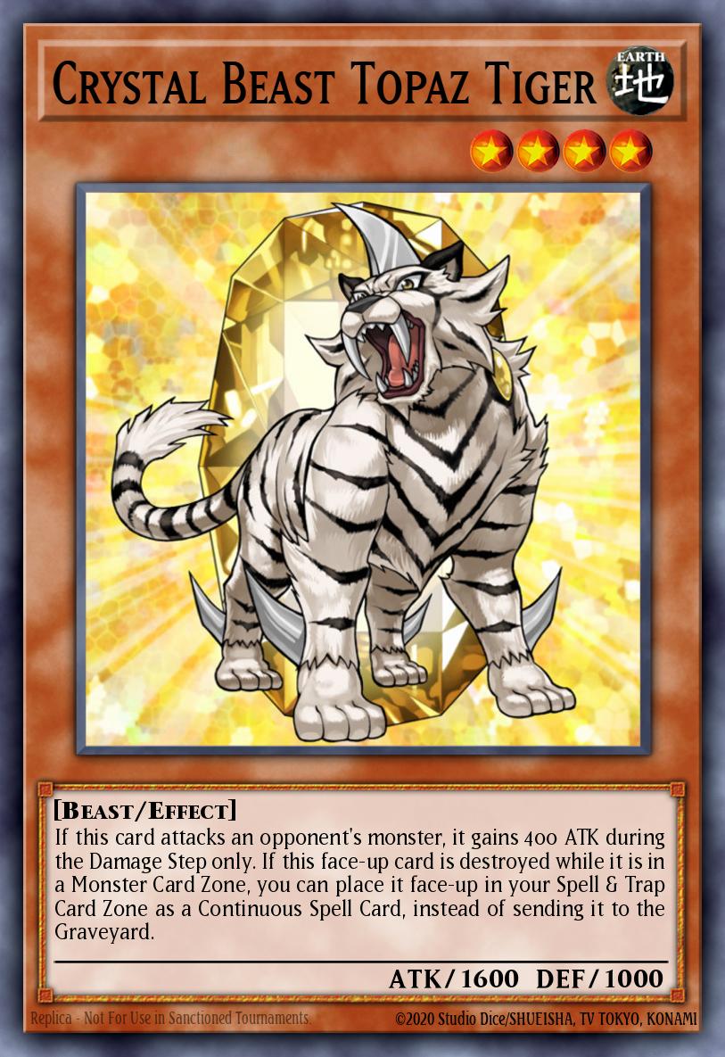 Card Image: Crystal Beast Topaz Tiger