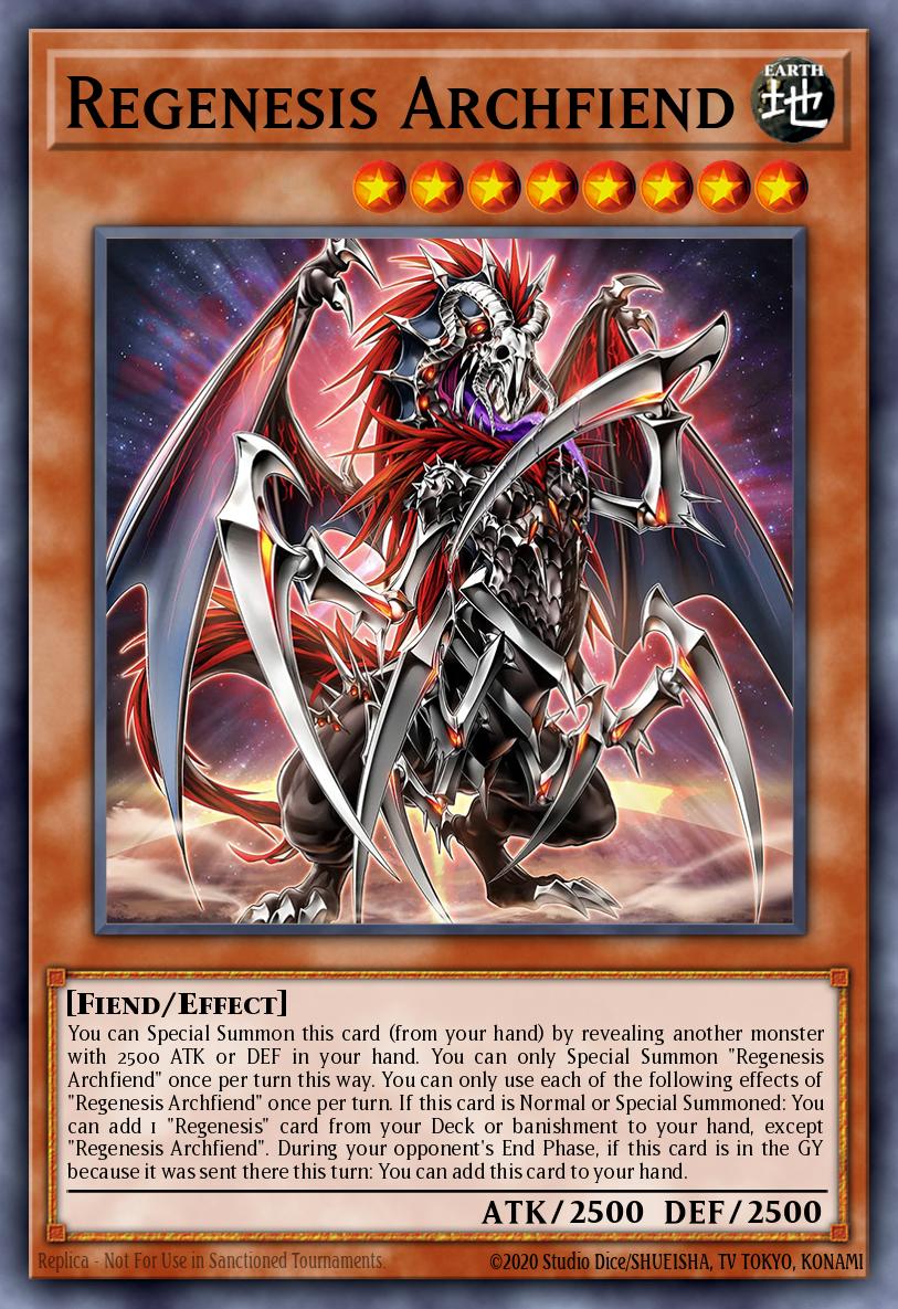 Card Image: Regenesis Archfiend