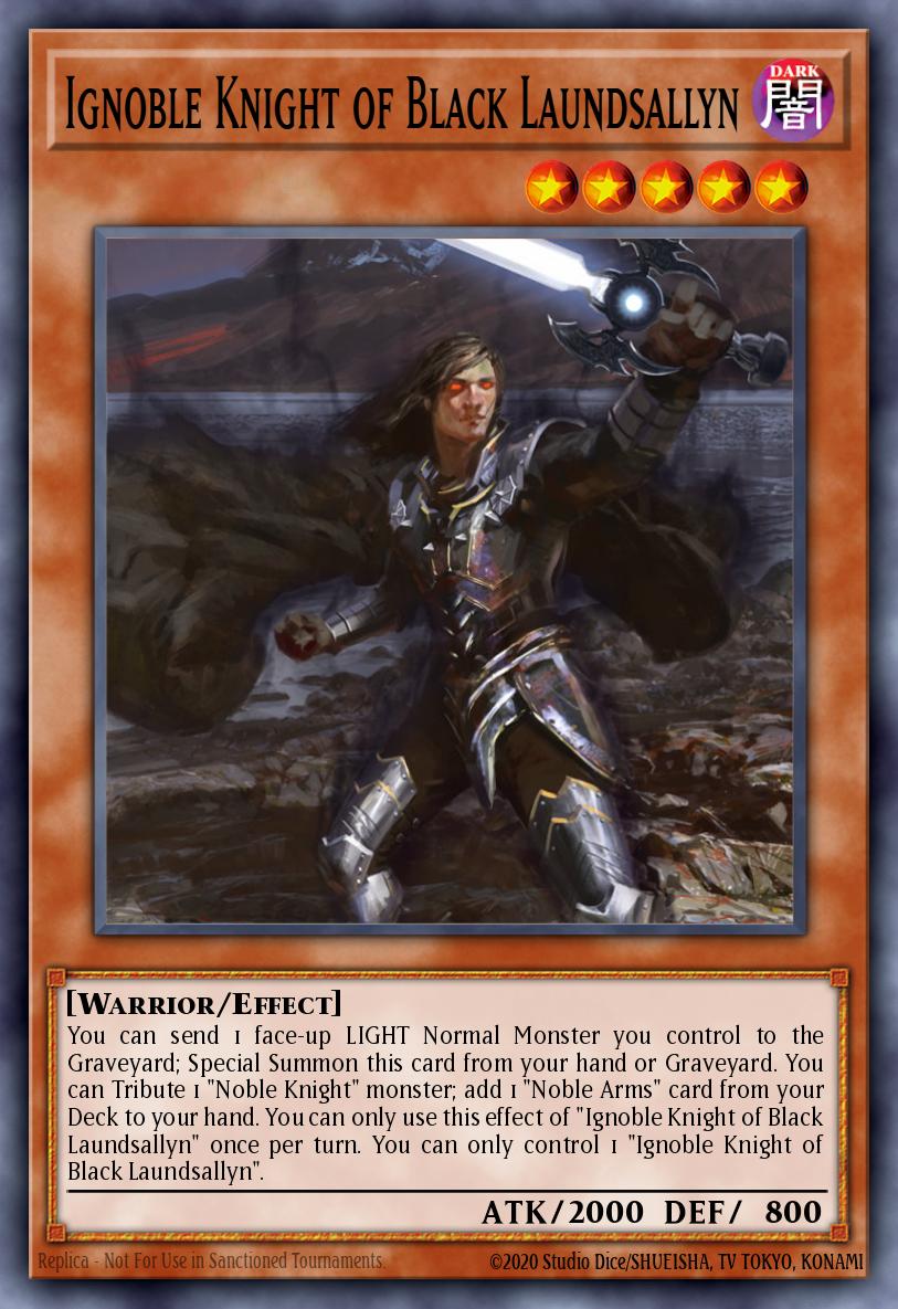 Card Image: Ignoble Knight of Black Laundsallyn