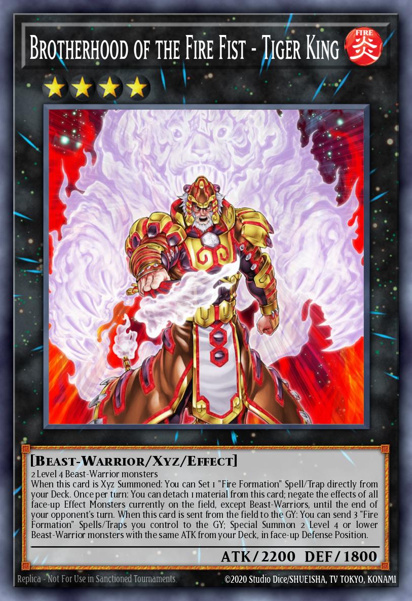 Card Image: Brotherhood of the Fire Fist - Tiger King