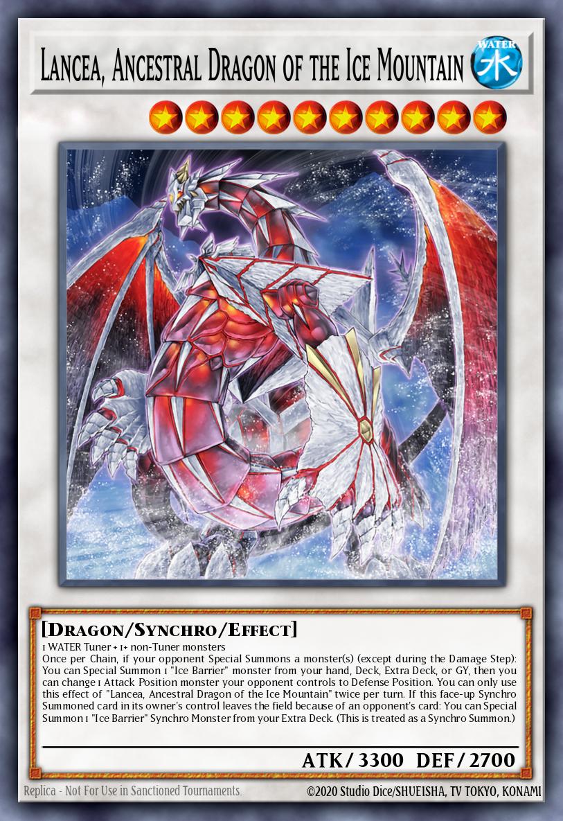 Card Image: Lancea, Ancestral Dragon of the Ice Mountain