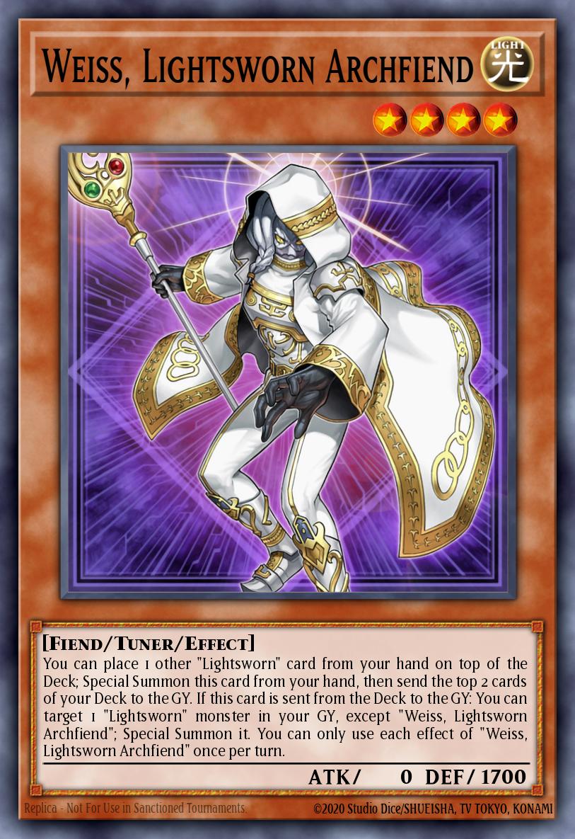 Card Image: Weiss, Lightsworn Archfiend