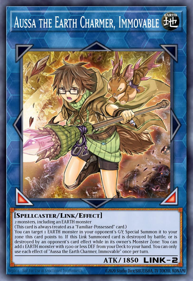 Card Image: Aussa the Earth Charmer, Immovable