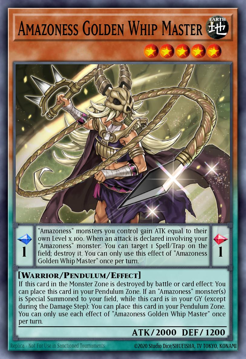 Card Image: Amazoness Golden Whip Master