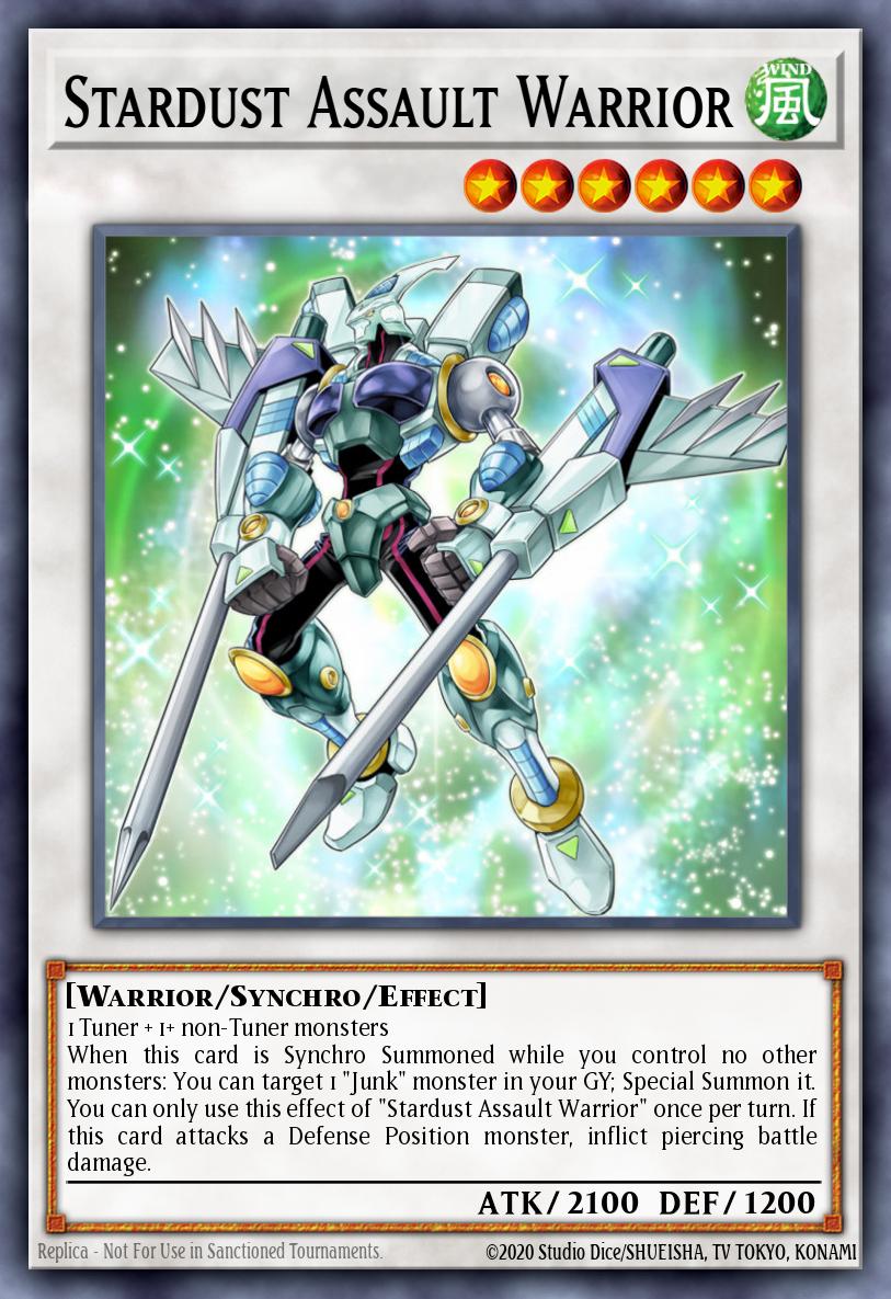 Card Image: Stardust Assault Warrior