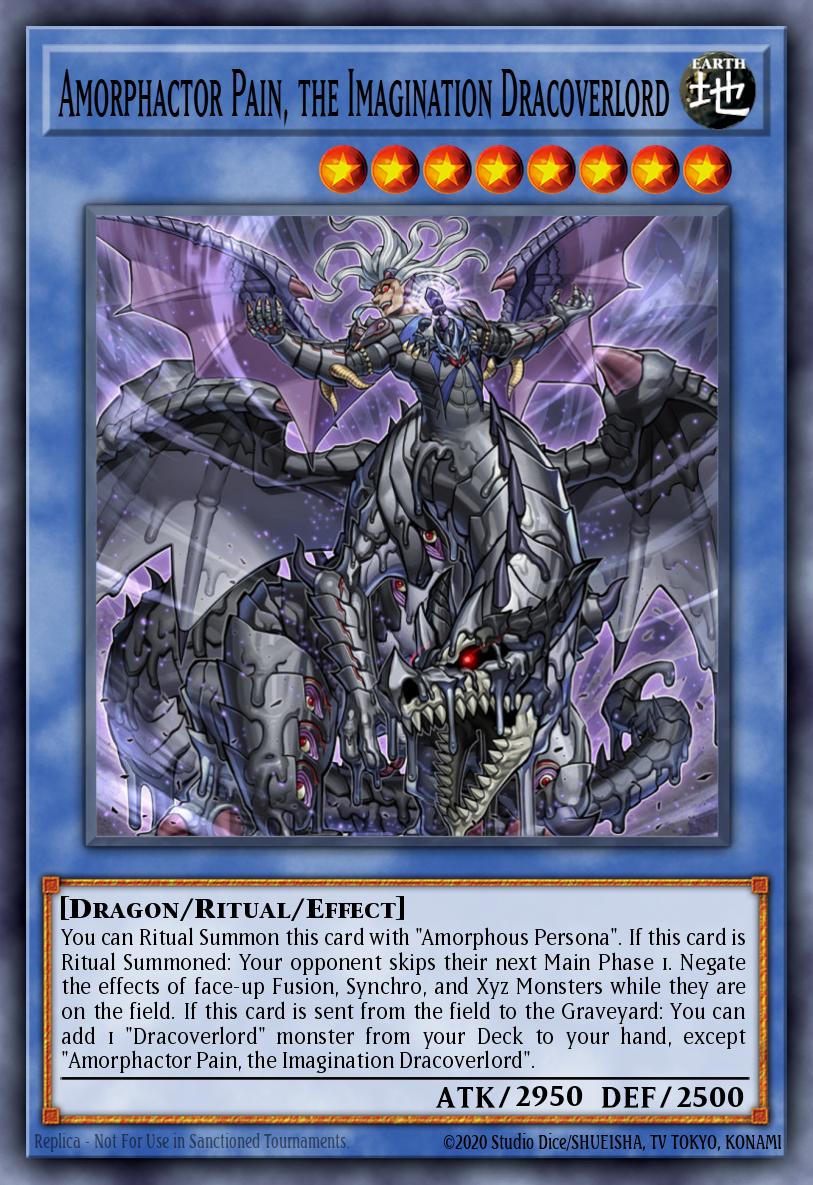 Card Image: Amorphactor Pain, the Imagination Dracoverlord