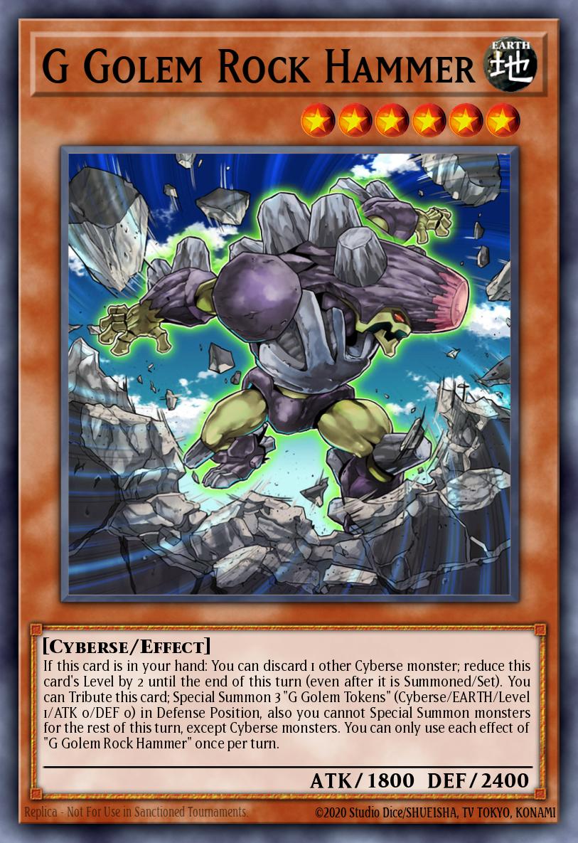 Card Image: G Golem Rock Hammer