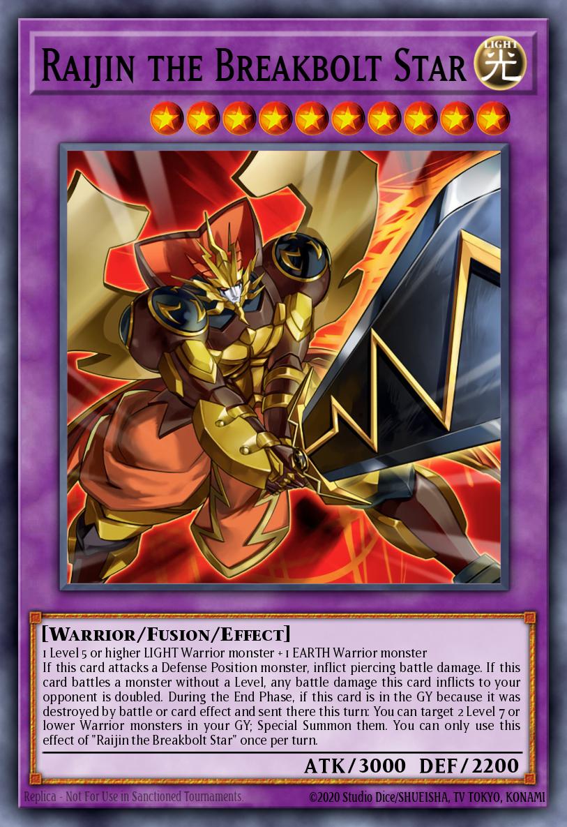Card Image: Raijin the Breakbolt Star