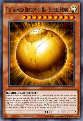 Card Image: The Winged Dragon of Ra - Sphere Mode