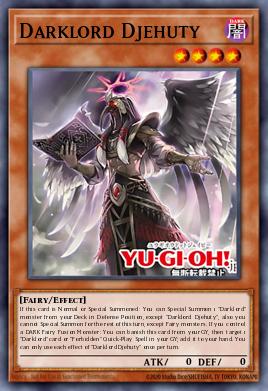 Card Image: Darklord Djehuty