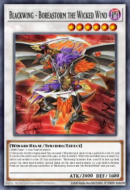 Card Image: Blackwing - Boreastorm the Wicked Wind