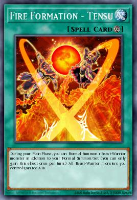 Card Image: Fire Formation - Tensu