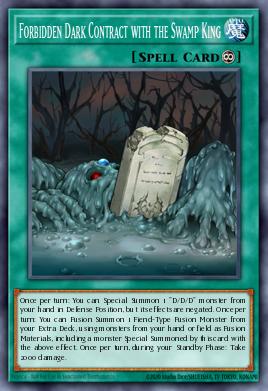 Card Image: Forbidden Dark Contract with the Swamp King