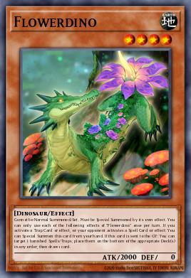 Card Image: Flowerdino