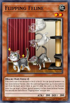 Card Image: Flipping Feline