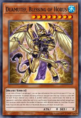 Card Image: Duamutef, Blessing of Horus
