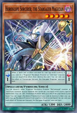 Card Image: Horoscope Sorcerer, the Stargazer Magician