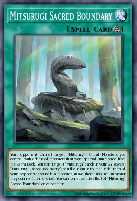 Card Image: Mitsurugi Sacred Boundary