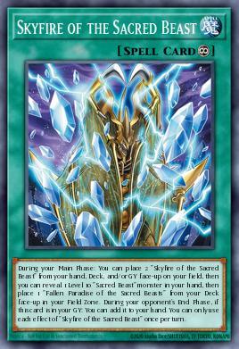 Card Image: Skyfire of the Sacred Beast
