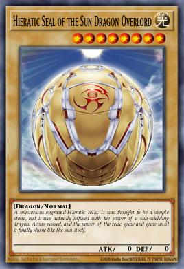 Card Image: Hieratic Seal of the Sun Dragon Overlord
