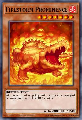 Card Image: Firestorm Prominence