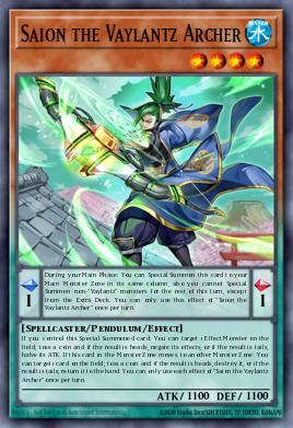 Card Image: Saion the Vaylantz Archer