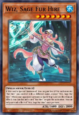 Card Image: Wiz, Sage Fur Hire