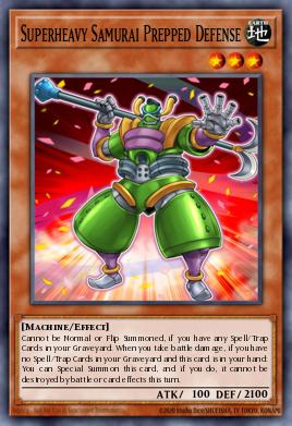 Card Image: Superheavy Samurai Prepped Defense