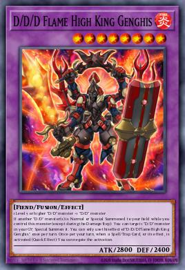 Card Image: D/D/D Flame High King Genghis
