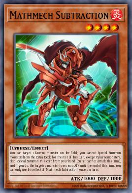 Card Image: Mathmech Subtraction