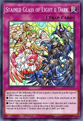 Card Image: Stained Glass of Light & Dark