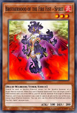 Card Image: Brotherhood of the Fire Fist - Spirit