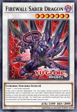 Card Image: Firewall Saber Dragon