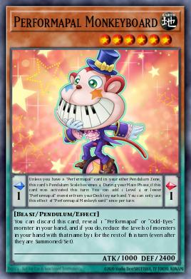 Card Image: Performapal Monkeyboard