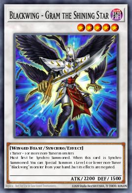 Card Image: Blackwing - Gram the Shining Star