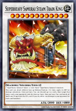 Card Image: Superheavy Samurai Steam Train King