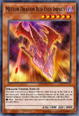 Card Image: Meteor Dragon Red-Eyes Impact