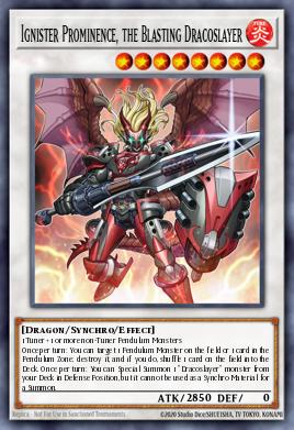 Card Image: Ignister Prominence, the Blasting Dracoslayer