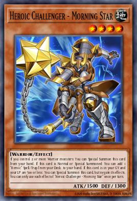 Card Image: Heroic Challenger - Morning Star