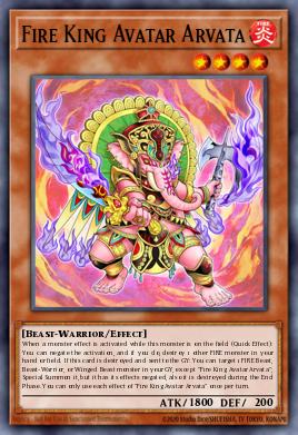 Card Image: Fire King Avatar Arvata