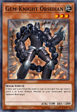 Card Image: Gem-Knight Obsidian