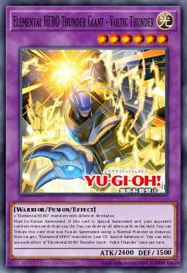 Card Image: Elemental HERO Thunder Giant - Voltic Thunder