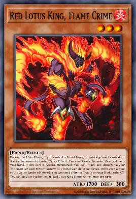 Card Image: Red Lotus King, Flame Crime