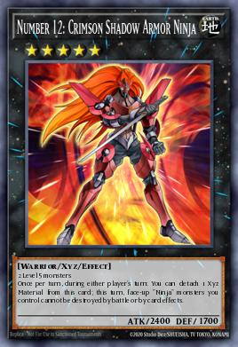 Card Image: Number 12: Crimson Shadow Armor Ninja