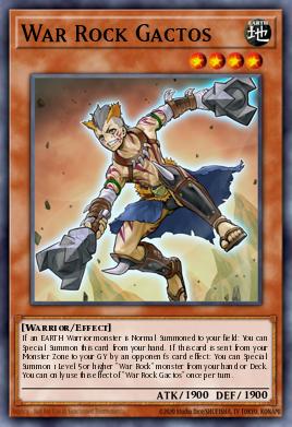Card Image: War Rock Gactos